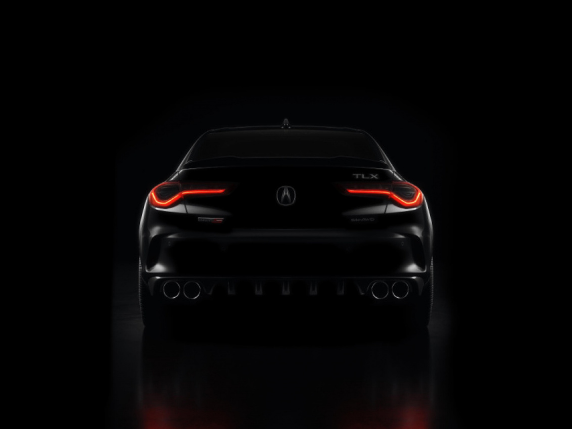acura, autos, cars, acura reveals the first image of the upcoming txl sports sedan