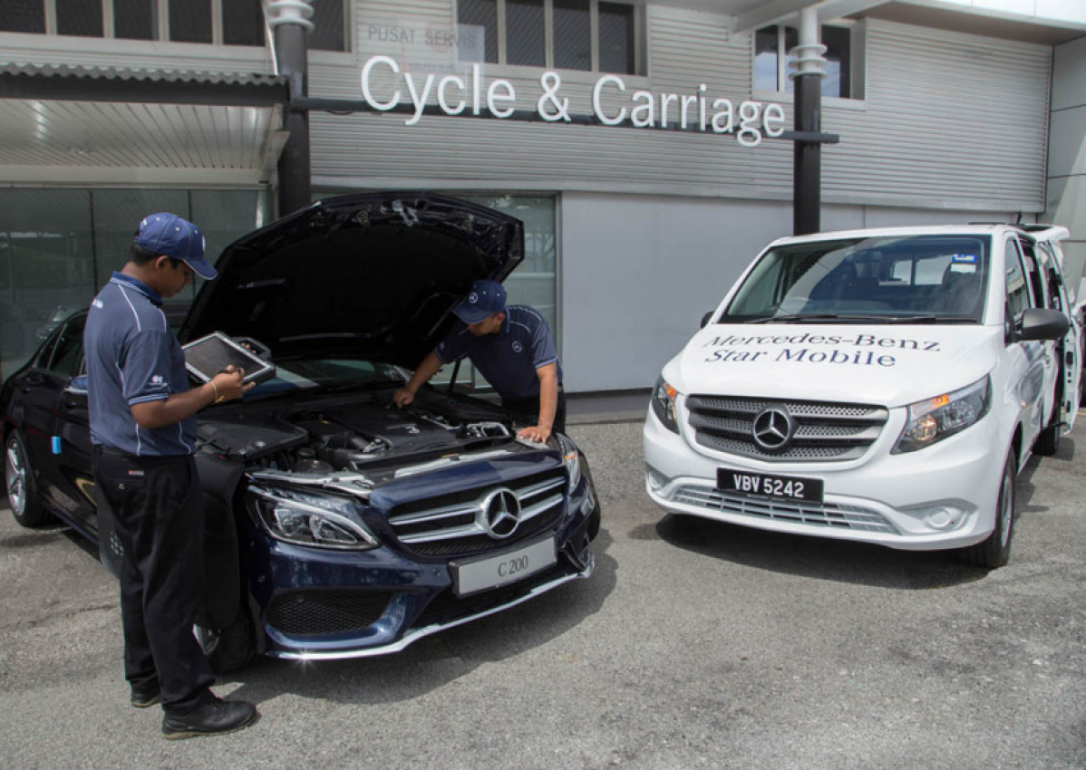 autos, cars, mercedes-benz, news, mercedes, cycle & carriage launches mercedes-benz star mobile – service at your doorstep