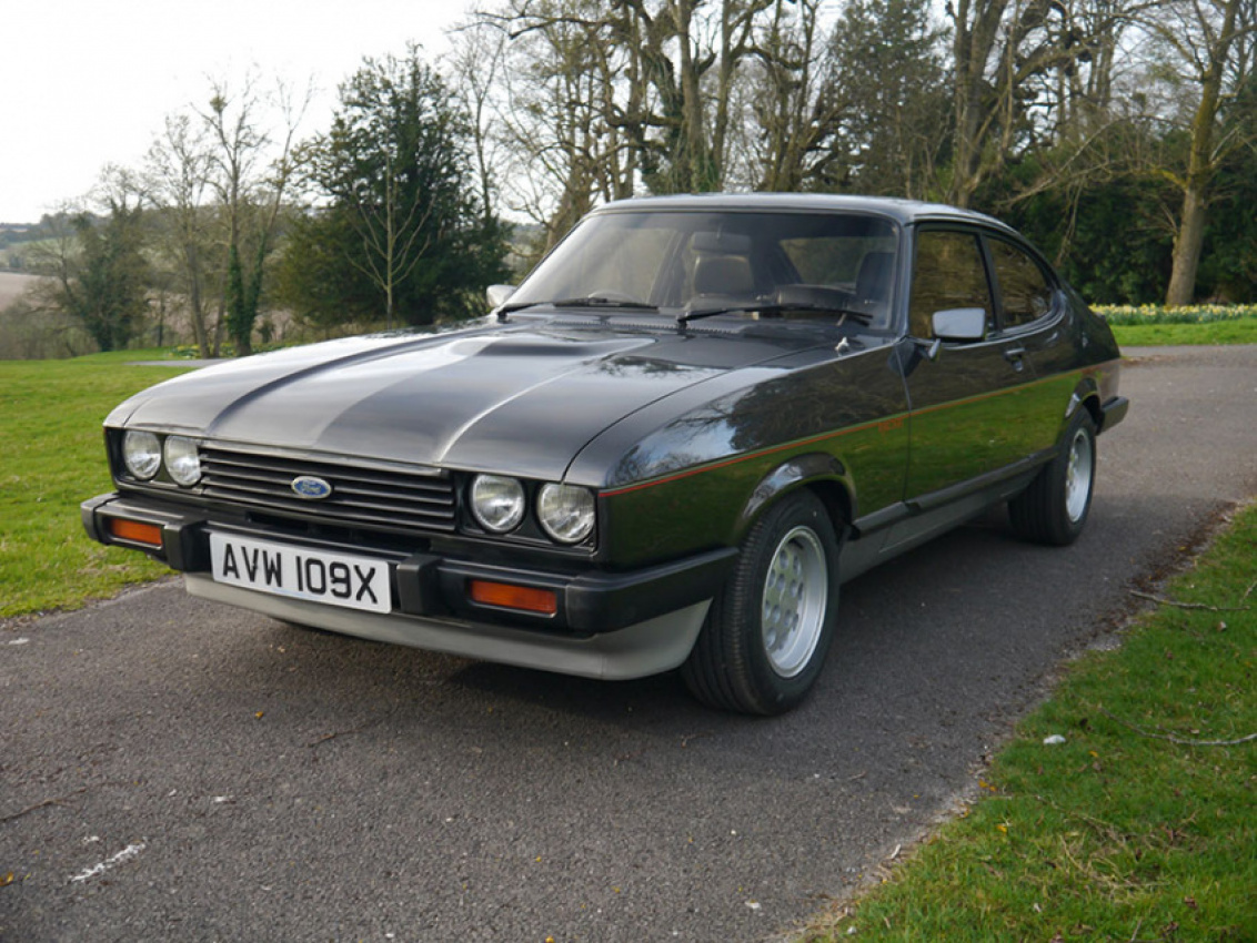 autos, cars, ford, henry ford ii’s 1981 ford capri 2.8i will be auctioned this week