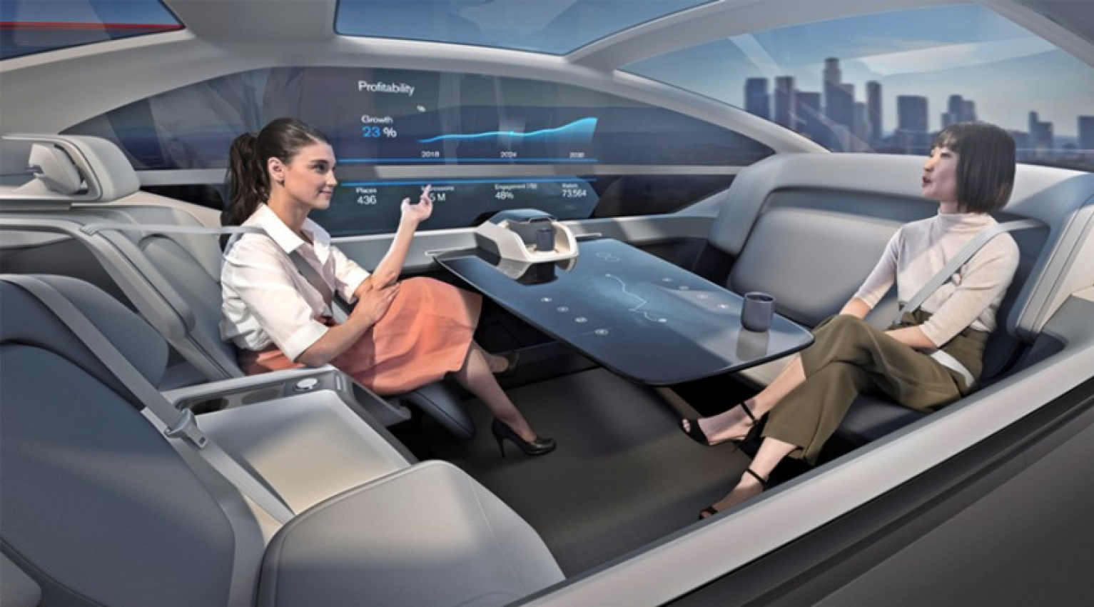 autos, cars, volvo, autonomous cars, google assistant, infotainment systems, qualcomm, snapdragon cockpit platform, android, volvo is preparing infotainment systems for the future when the driver doesn’t have to drive