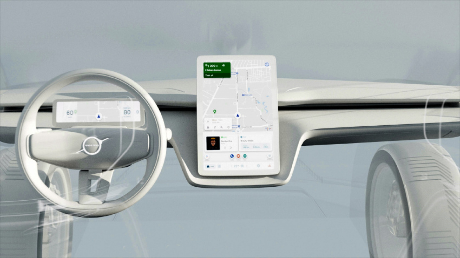 autos, cars, volvo, autonomous cars, google assistant, infotainment systems, qualcomm, snapdragon cockpit platform, android, volvo is preparing infotainment systems for the future when the driver doesn’t have to drive