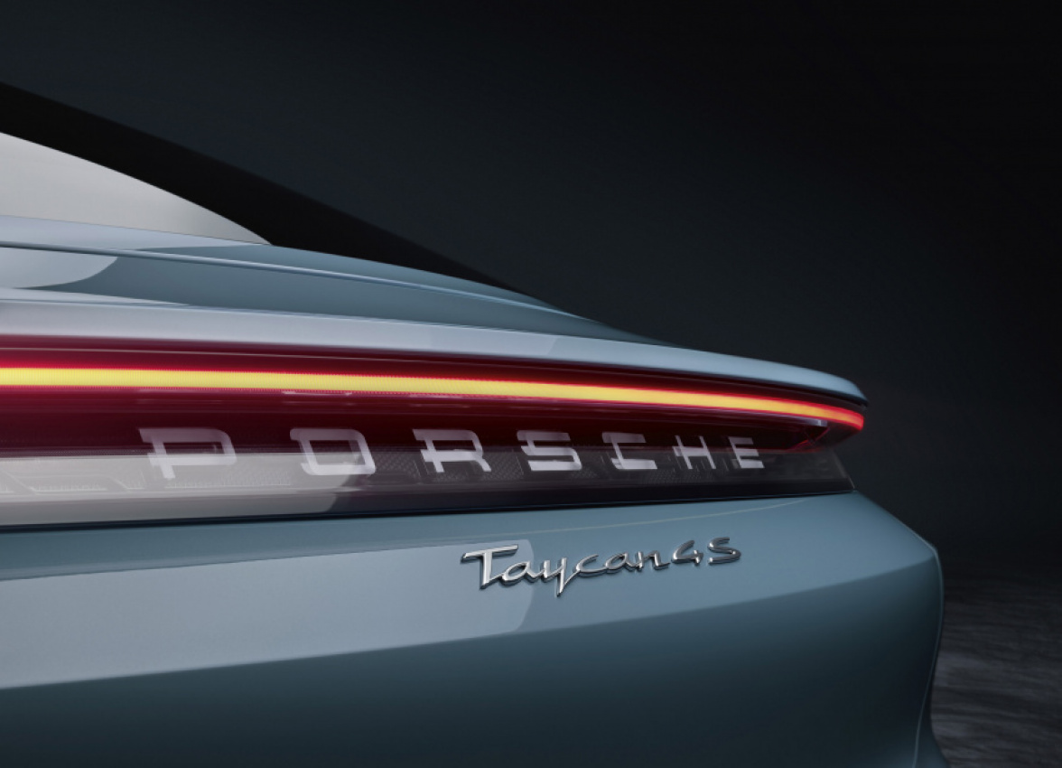 autos, cars, porsche, porsche unveils new electrified taycan 4s. check it out!