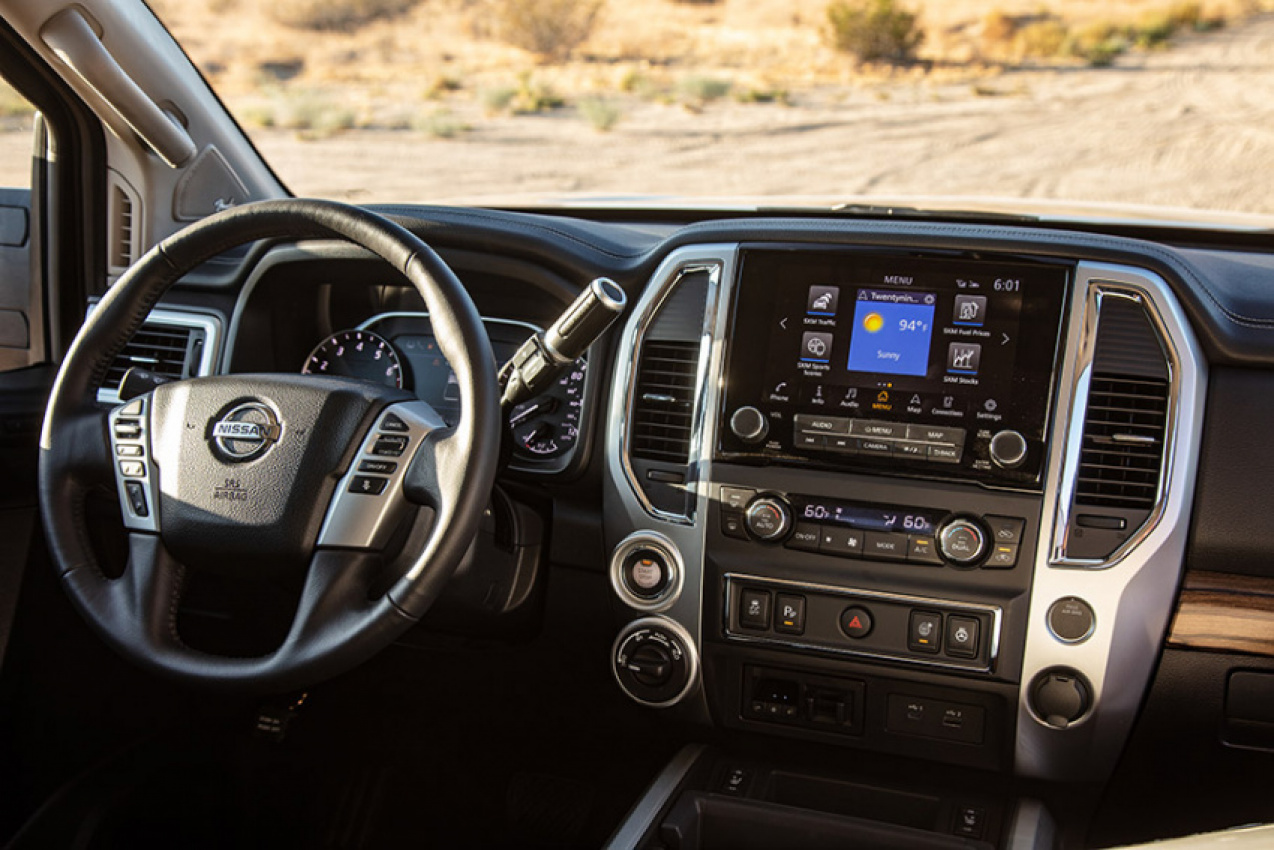 autos, cars, nissan, android, android, nissan showcases new 2020 titan characteristics and equipment! 
