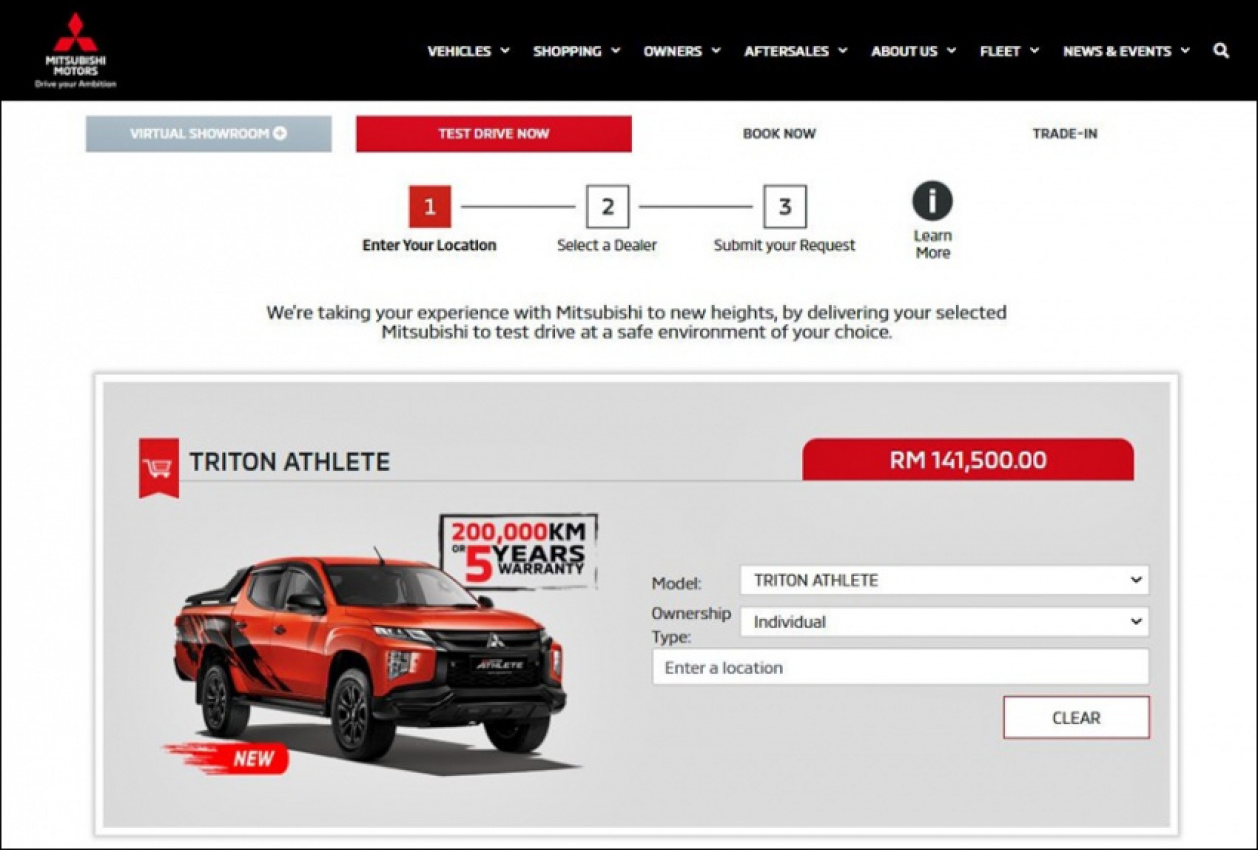 autos, cars, mitsubishi, customer service, home delivery service, mitsubishi motors malaysia, mitsubishi motors online showroom, your new mitsubishi vehicle can now be delivered right to your home