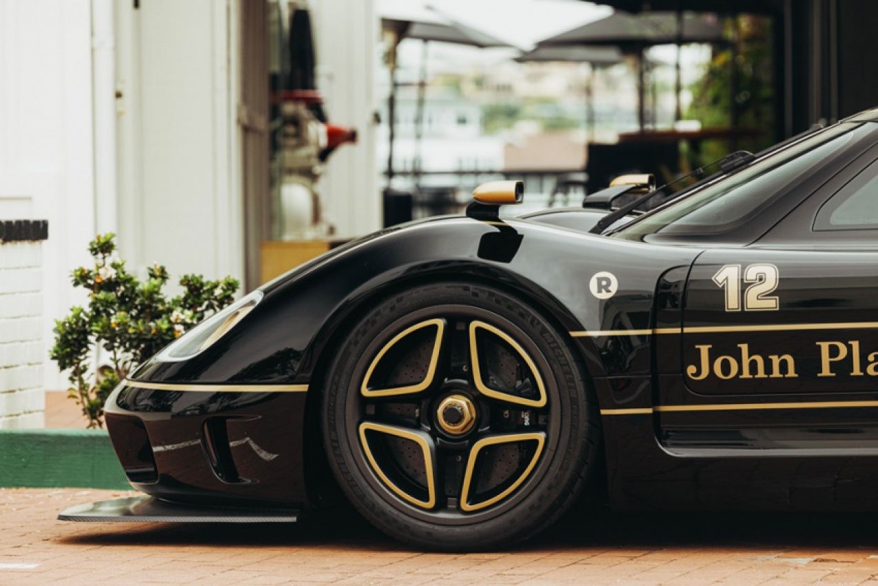 autos, cars, ford, formula 1, jenson button, john player special, limited edition, lotus car, lotus type 62, radford type 62-2, team lotus, radford type 62-2 revives iconic black and gold livery of the jps racing cars