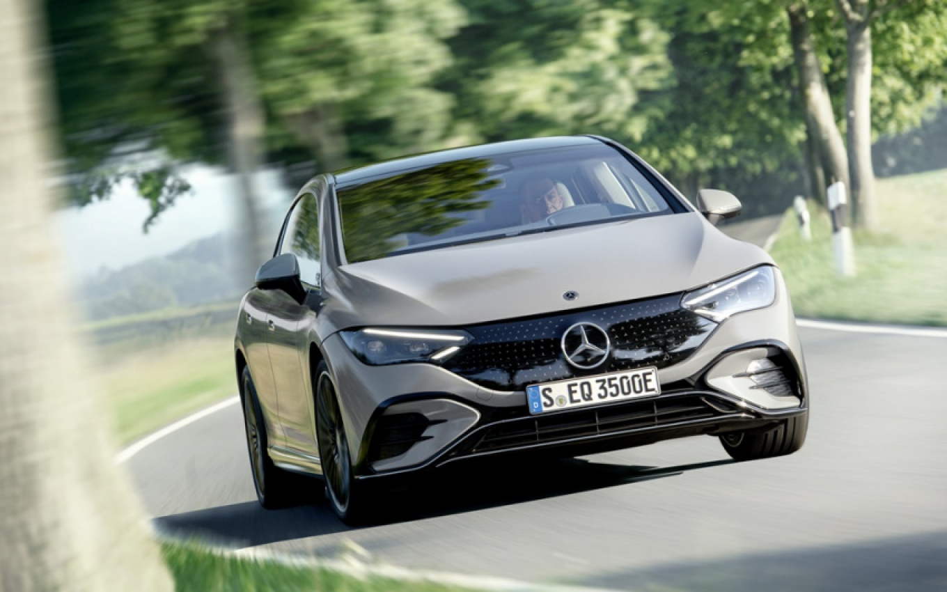 autos, cars, mercedes-benz, electrification, hyperscreen, mercedes, mercedes eq, mercedes-eq eqe, munich iaa mobility 2021, mercedes-eq range gets second all-electric model – the eqe