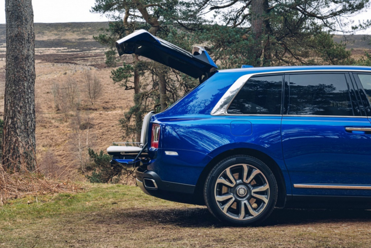 autos, cars, rolls-royce, recreation module, rolls royce cullinan, viewing suite, unique features for rolls-royce cullinan owners to enjoy their outdoor adventures