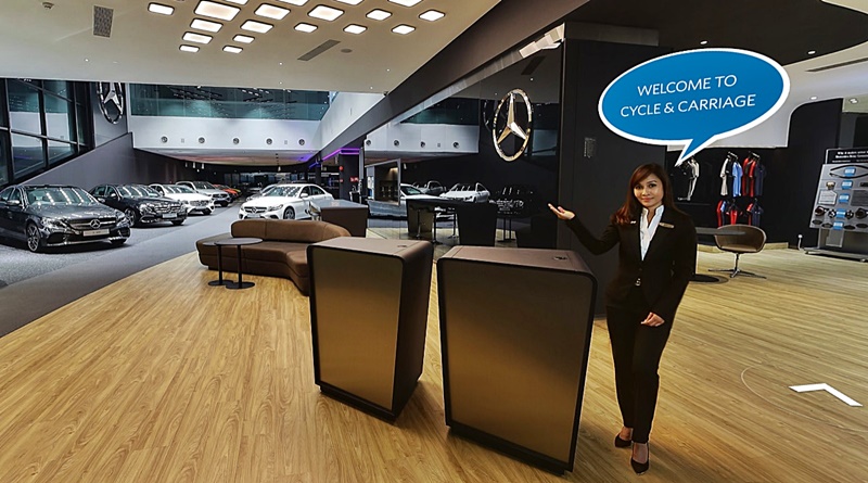 autos, cars, mercedes-benz, cycle & carriage bintang, mercedes, retail experience, virtual showroom, cycle & carriage bintang opens a mercedes-benz virtual showroom