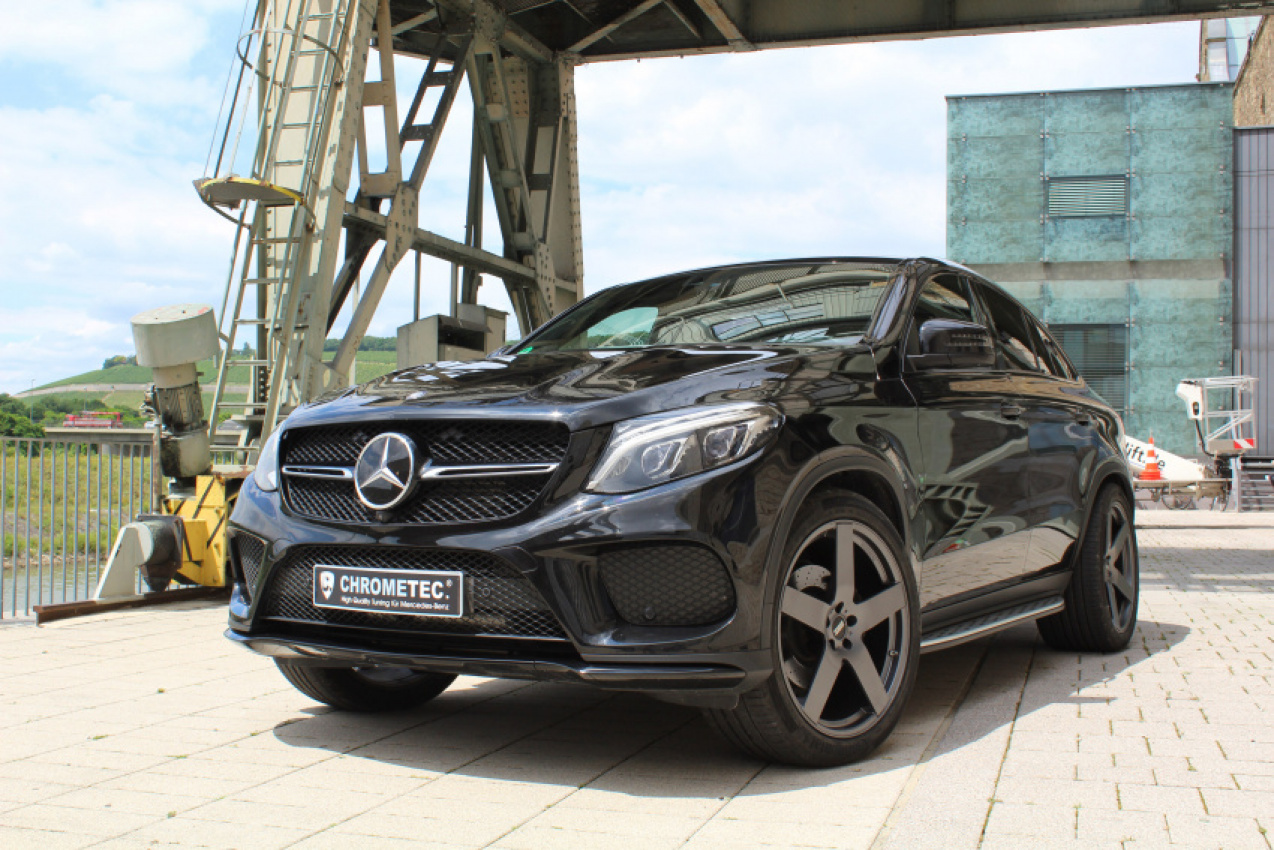 autos, cars, mercedes-benz, mercedes, mercedes gle coupe touched by chrometec? yes, please!