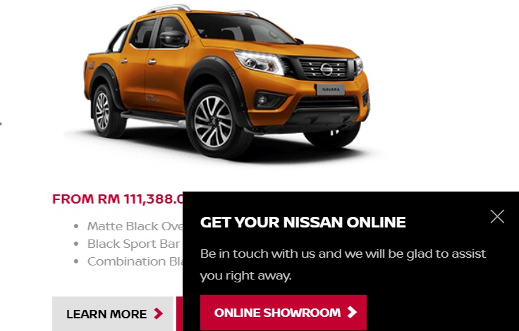 autos, cars, nissan, edaran tan chong motor, nissan online showroom, nissan sales, use the new nissan online showroom to start your purchase process today