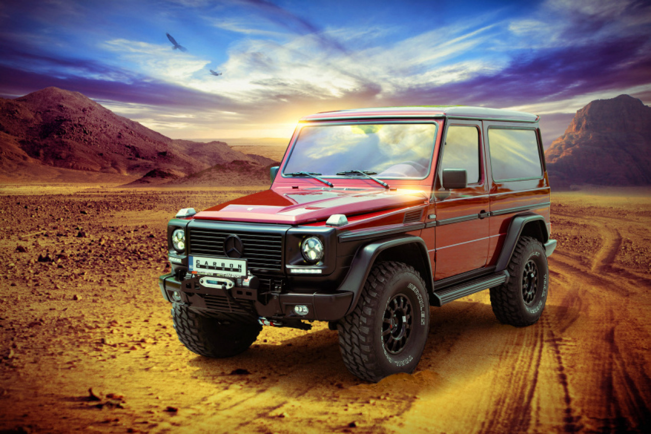 autos, cars, mercedes-benz, mercedes, mercedes g500 becomes a stylish icon handcrafted by carbon motors