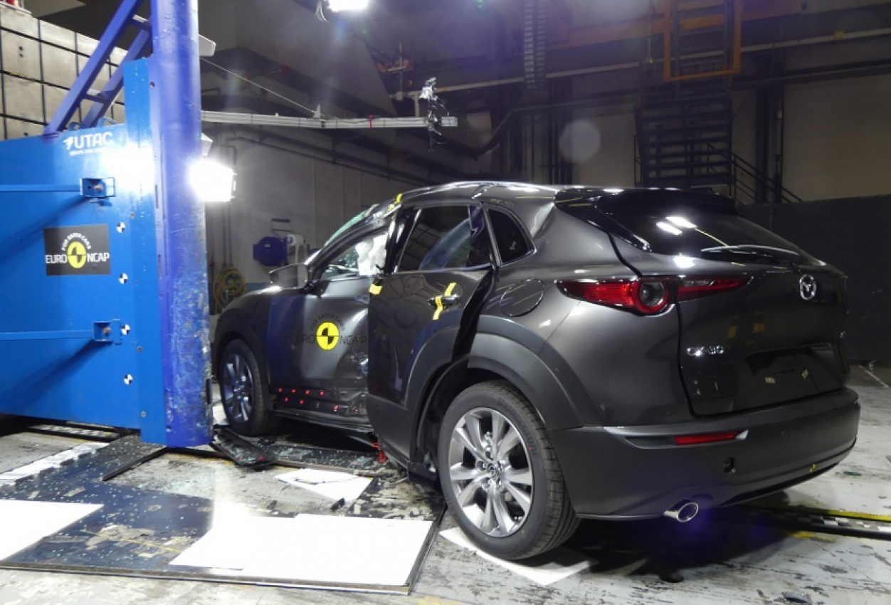 autos, cars, mazda, adult occupant protection, crash test, euro ncap, mazda cx-3, mazda cx-30, new car assessment programme, smart brake support, mazda cx-30 is the safest model tested by euro ncap to date