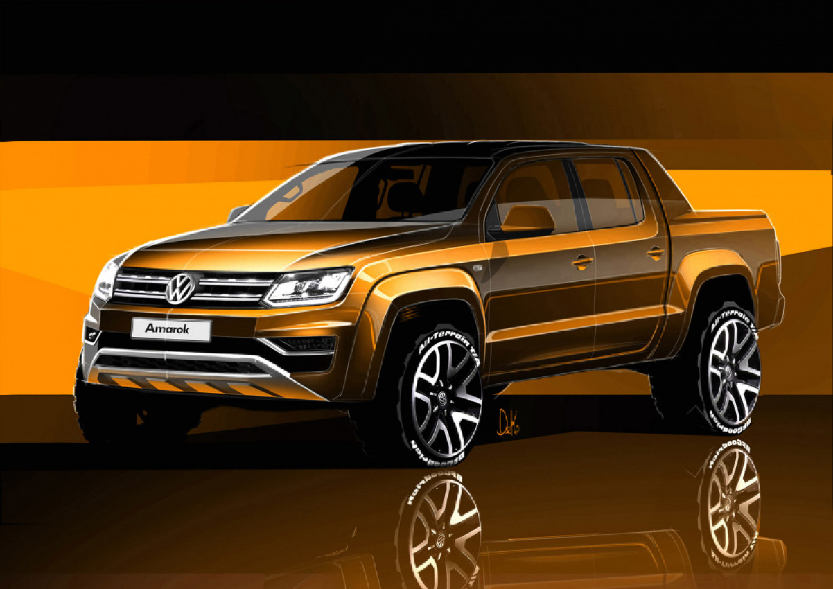 autos, cars, volkswagen, volkswagen shows first looks of the upcoming amarok
