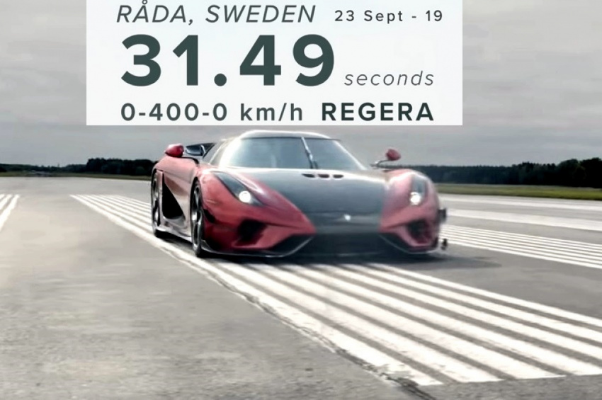 autos, cars, koenigsegg, 0-400-0 km/h, christian von koenigsegg, koenigsegg agera rs, new world record, supercar, koenigsegg sets new 0-400-0 km/h world record! (w/video)