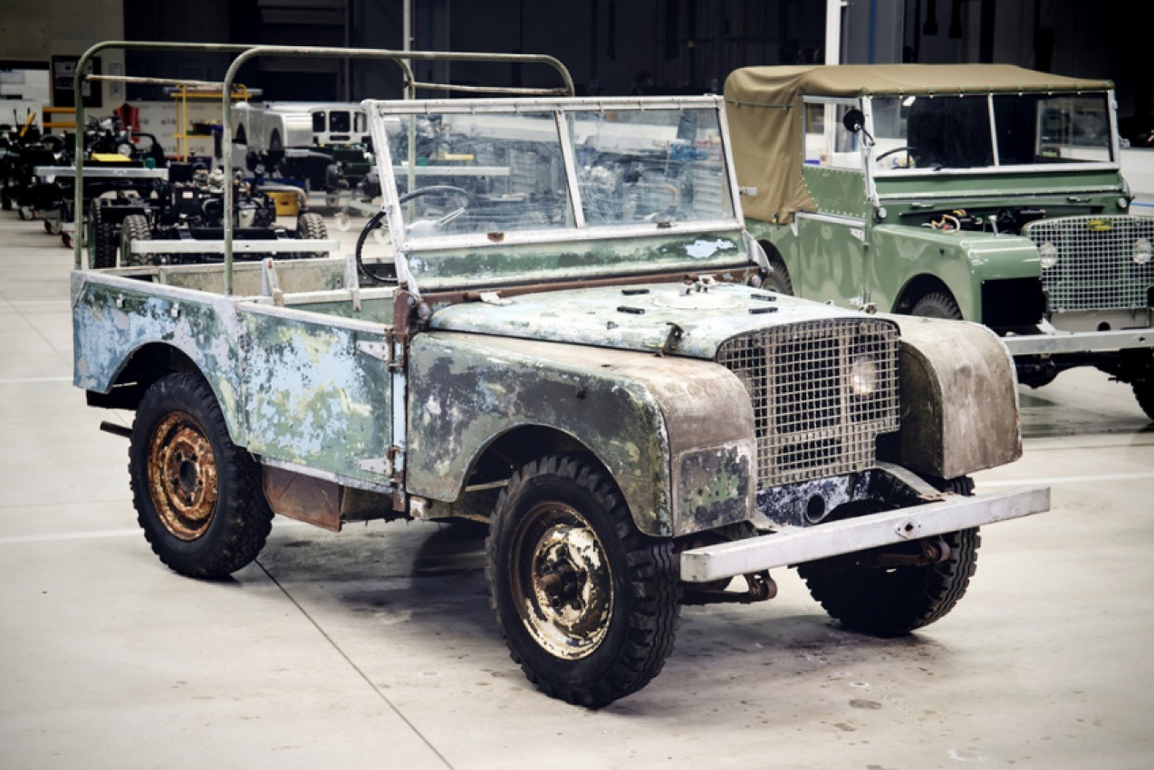 autos, cars, land rover, 1948 amsterdam motor show, classic model, land rover classic, restoration, original launch land rover from 1948 restored to running condition