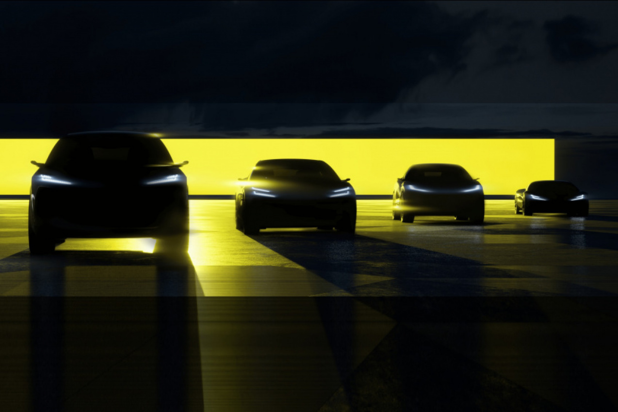 autos, cars, lotus, lotus teases new electric sports car with stylised outline