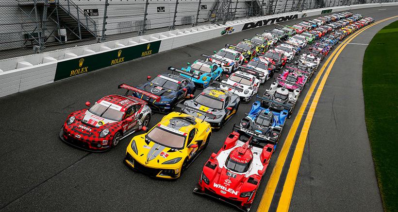 all sports cars, autos, cars, field stacked for 60th rolex 24 at daytona
