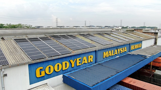 autos, cars, goodyear, goodyear malaysia, goodyear malaysia green plant, goodyear malaysia solar panels, solar panels, goodyear malaysia goes green with 6,680 solar panels