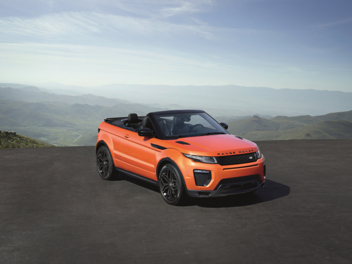 autos, cars, land rover, range rover, exclusive: range rover evoque convertible with official debut [videos]