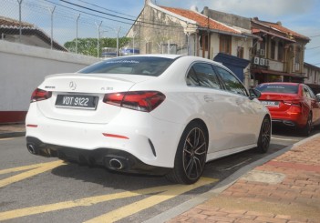 autos, cars, mercedes-benz, android, autos mercedes-amg, autos mercedes-benz, mercedes, android, mercedes-benz a-class thrills in urban hunting to malacca