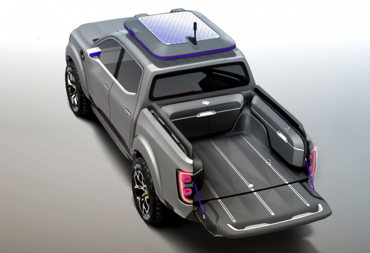 autos, cars, renault, renault alaskan concept previews future production one-tonne pick-up 