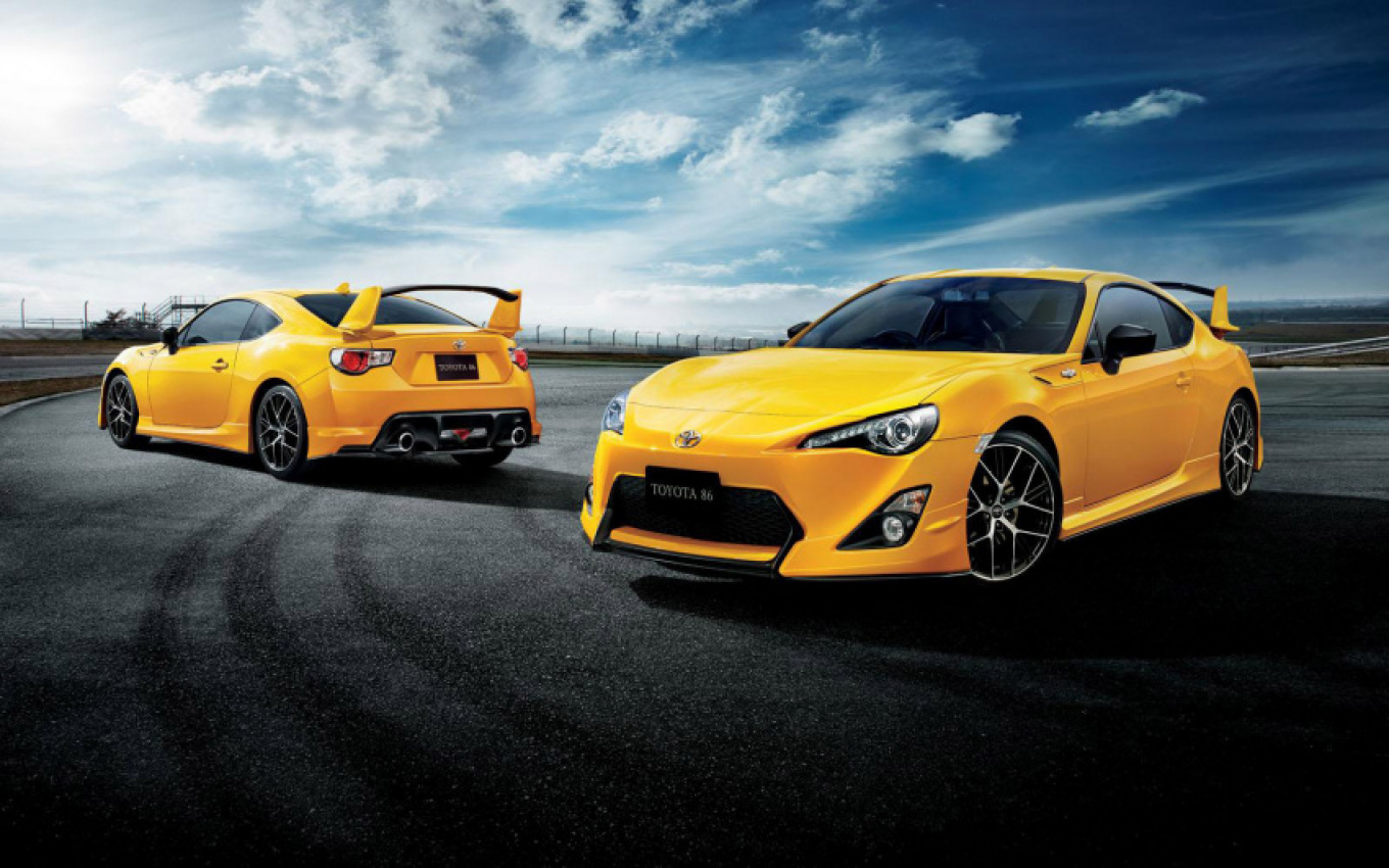 autos, cars, toyota, toyota 86 gt yellow limited only for those living in japan