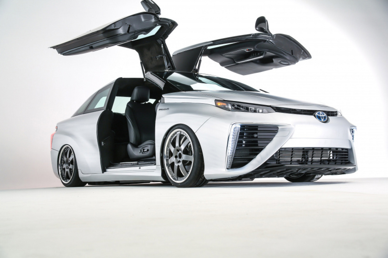 autos, cars, toyota, toyota back to the future mirai concept or who brought the outdated gullwings back?