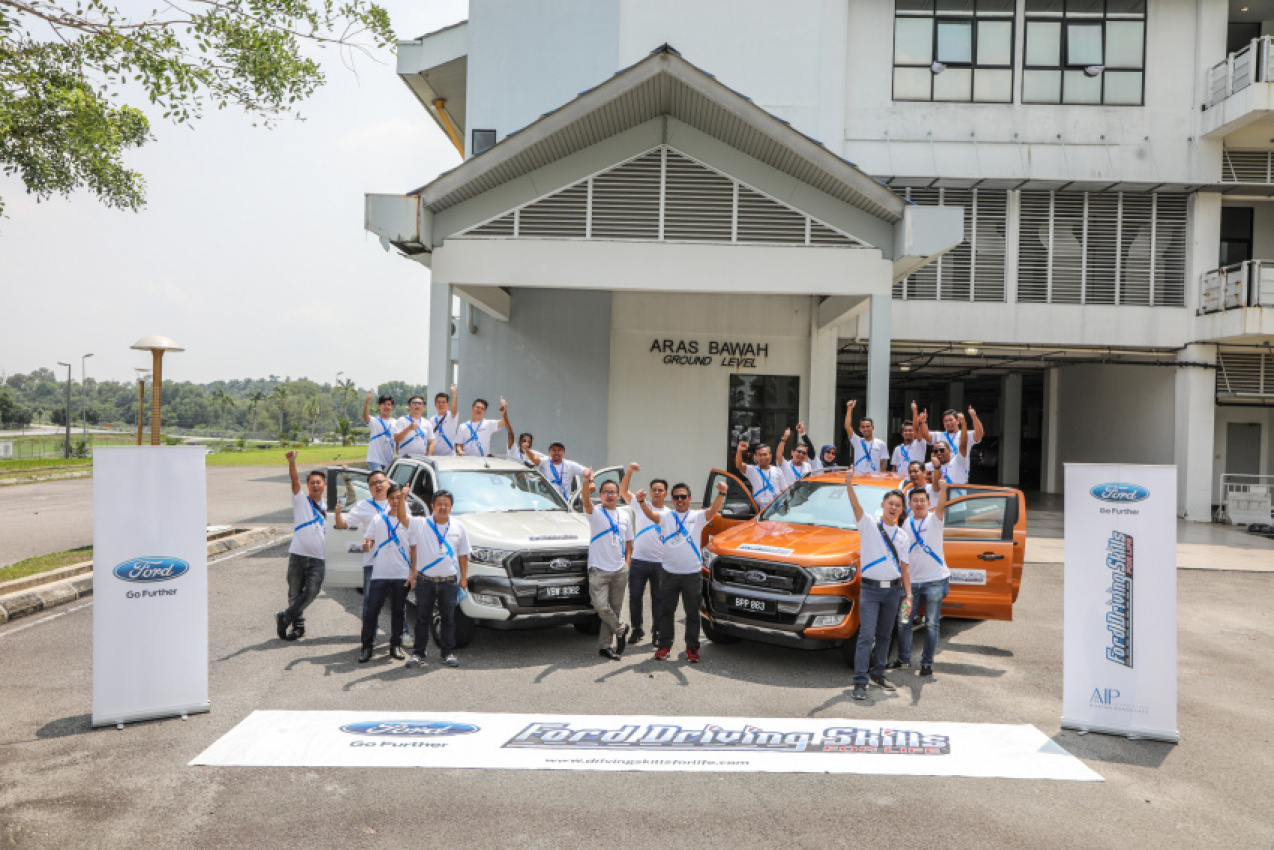 autos, cars, ford, ram, ford 2018, ford community service, ford driving skills for life, ford dsfl, ford malaysia, ford malaysia 2018, sime darby auto connexion, ford continues “driving skills for life” in malaysia, expanding programme to corporate partners