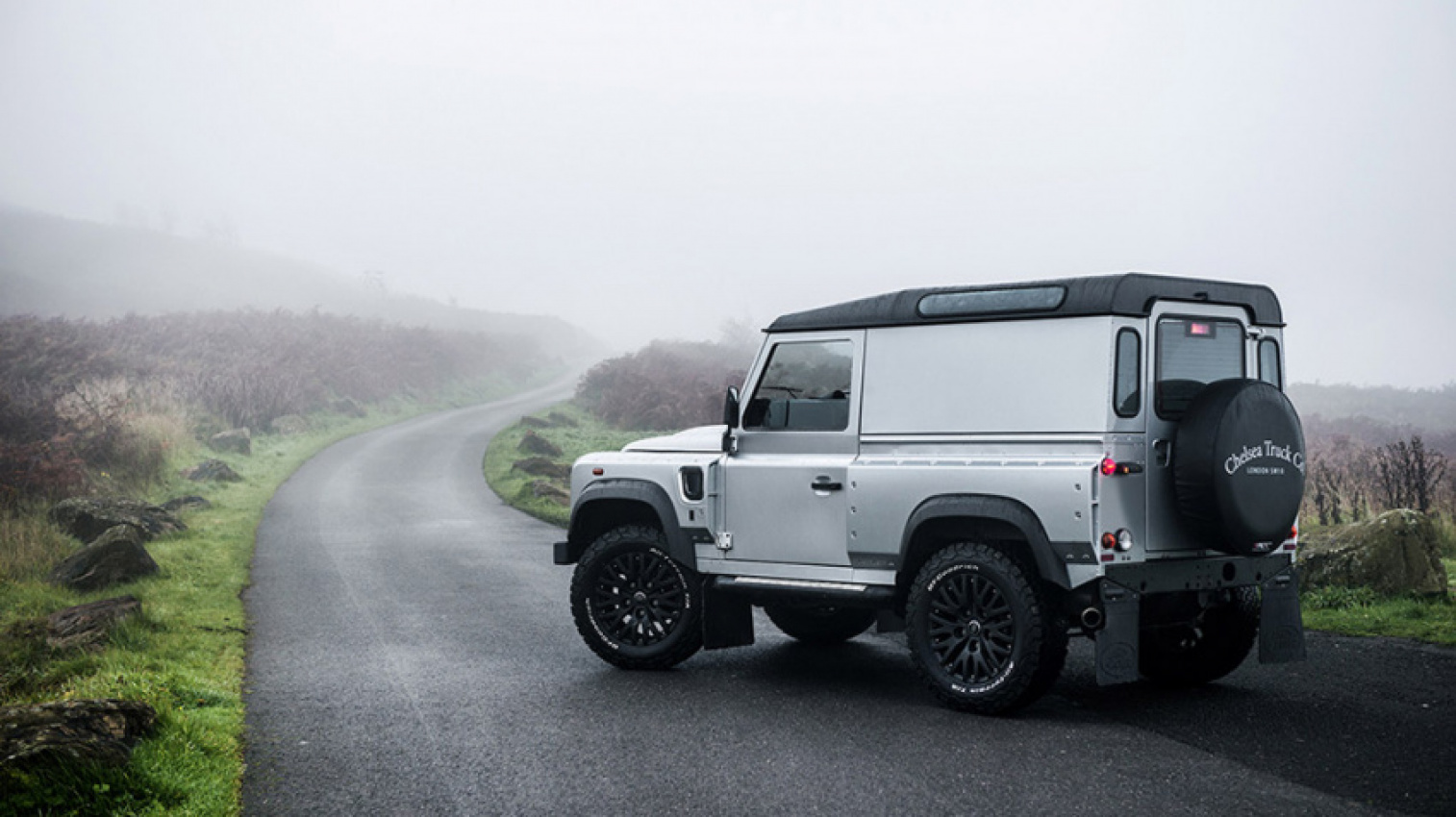 autos, cars, land rover, kahn continues its strong relationship with land rover with the introduction of silver defender hard top