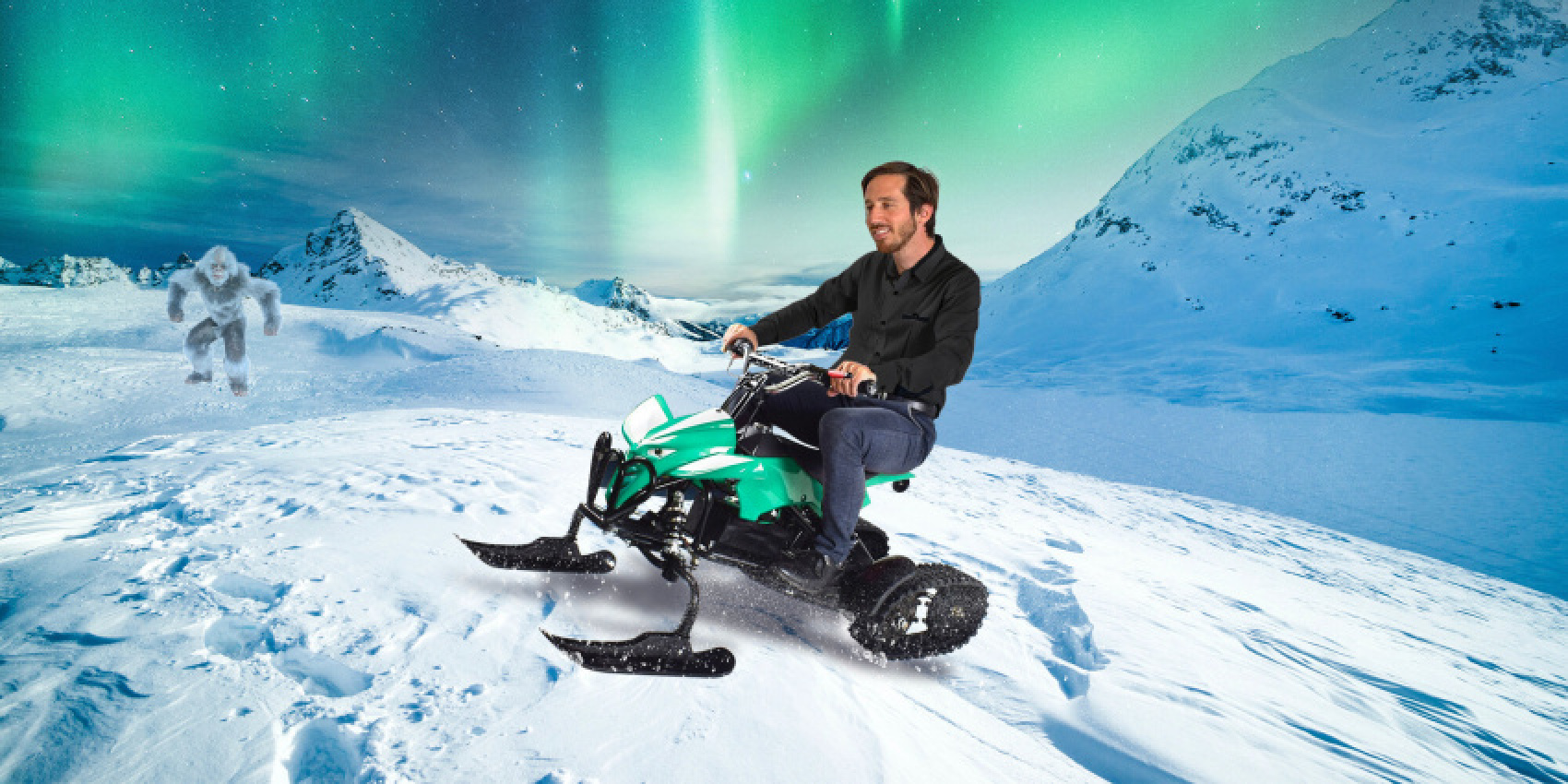 autos, cars, electric vehicle, awesomely weird alibaba electric vehicle of the week: $499 super-basic electric snowmobile