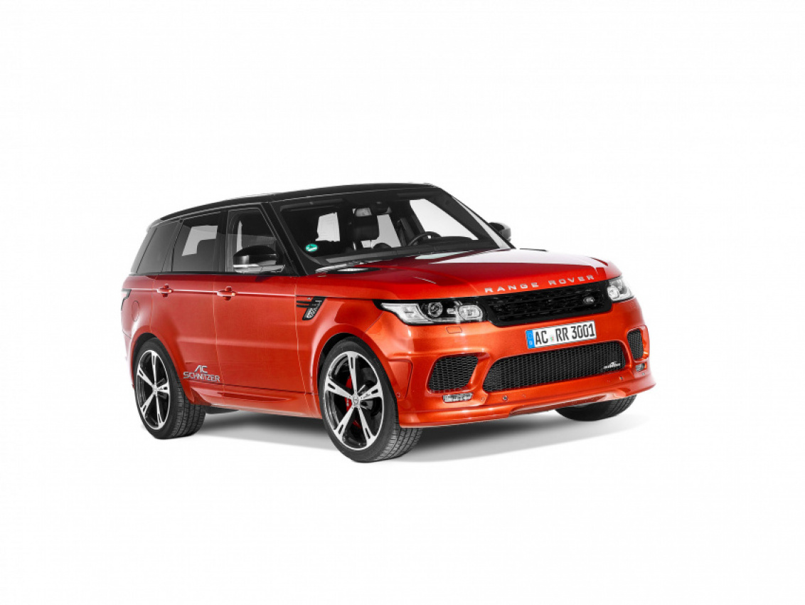autos, cars, land rover, range rover, ac schnitzer range rover sport gains aesthetic package and more horsepower