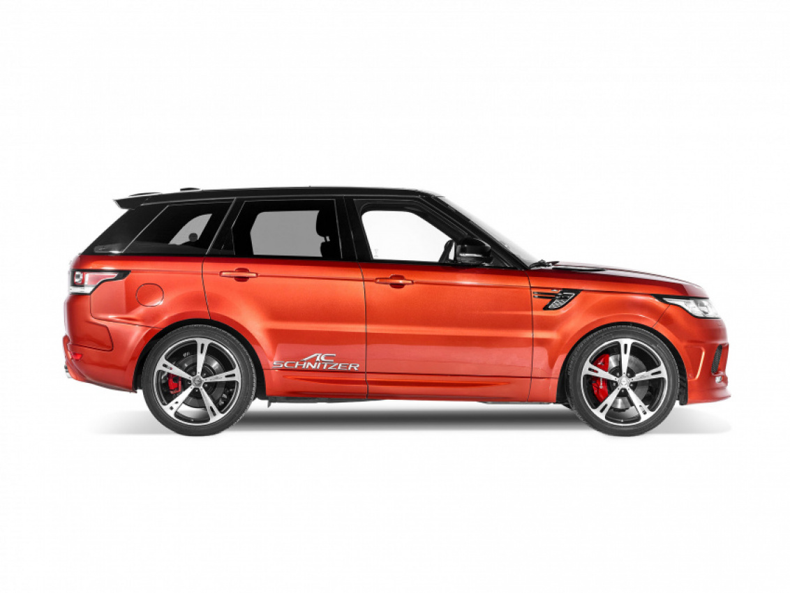 autos, cars, land rover, range rover, ac schnitzer range rover sport gains aesthetic package and more horsepower