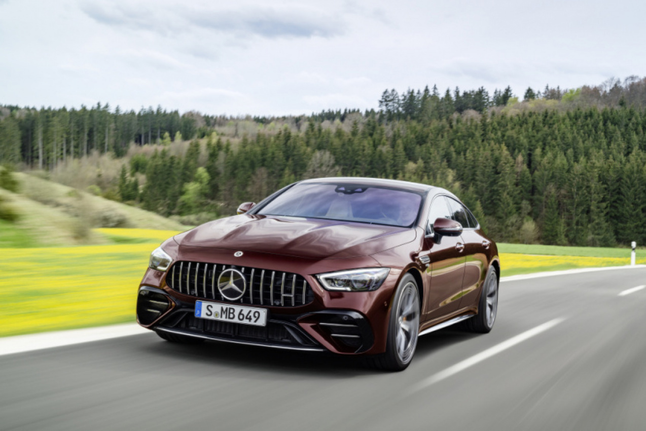 autos, cars, mercedes-benz, mg, autos mercedes-amg, mercedes, mercedes-amg gt 4-door gets updated and adds a new luxury edition