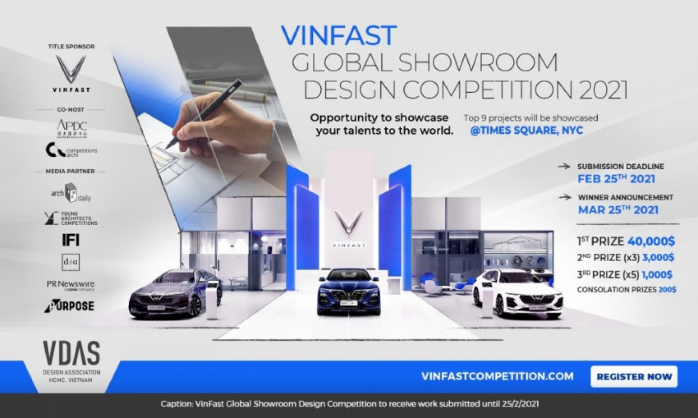 autos, cars, vinfast, autos vinfast, vinfast global showroom design competition comes with total prize worth over us$60,000