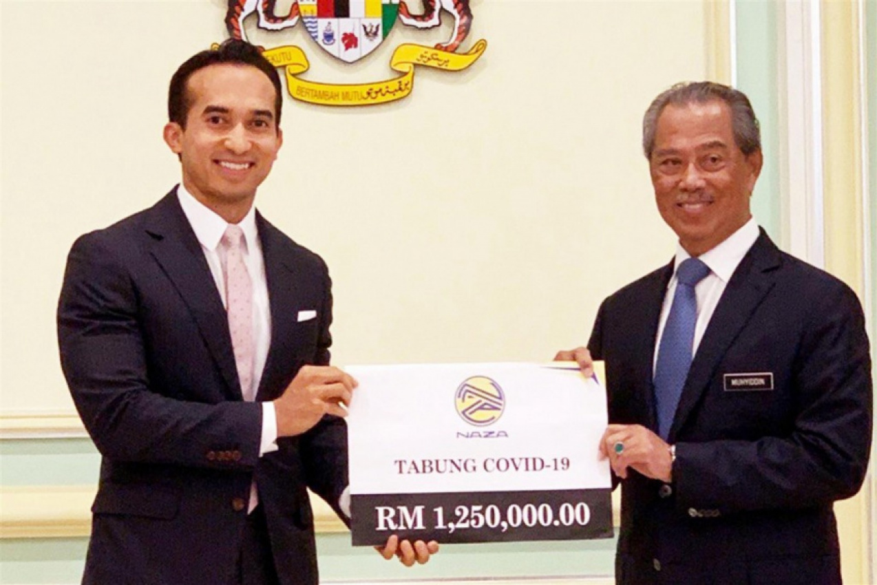 autos, cars, autos naza, naza group gives rm1.25mil to covid-19 fund