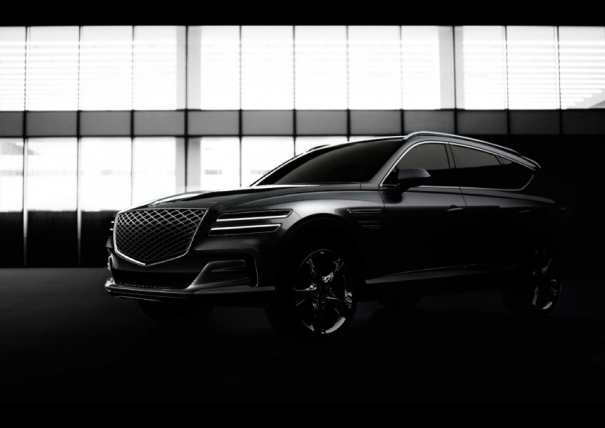 autos, cars, genesis, autos genesis, genesis gv80, genesis gv80: first images of the suv