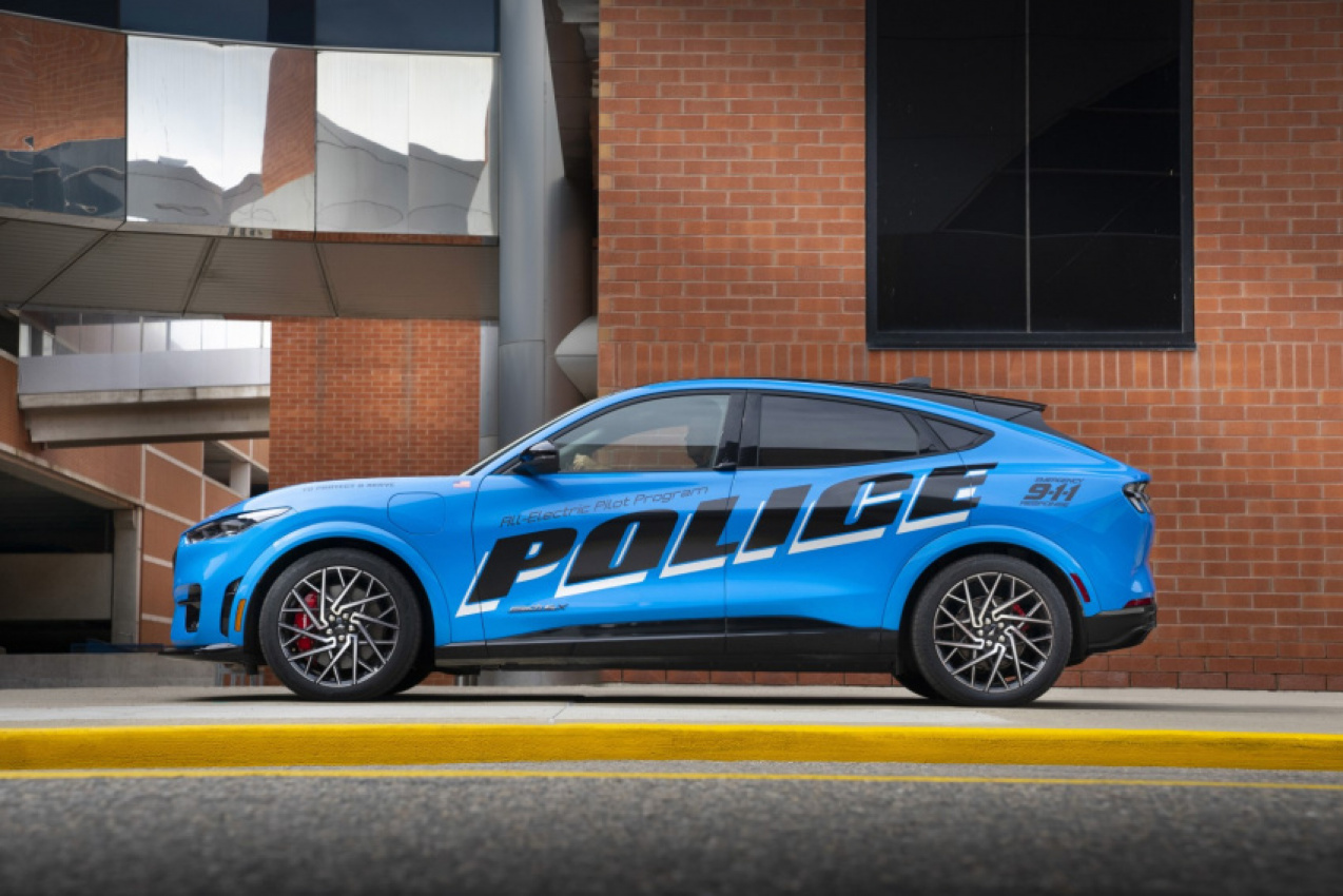 autos, cars, ford, ford mustang, ford mustang mach-e, mustang, mustang mach-e, ford mustang mach-e: tough enough to be a police car