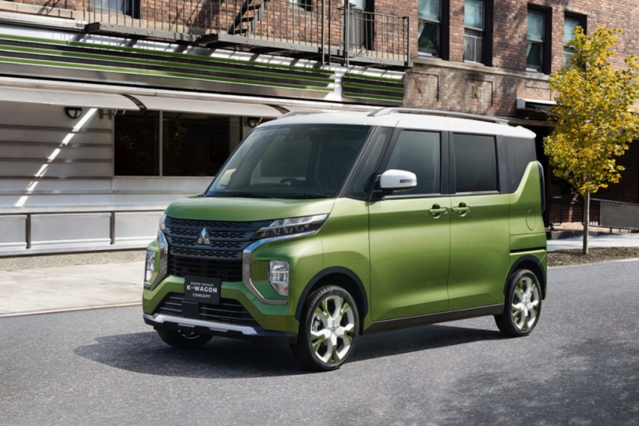 autos, cars, mitsubishi, autos mitsubishi, tokyo motor show 2019: mitsubishi super height k-wagon concept