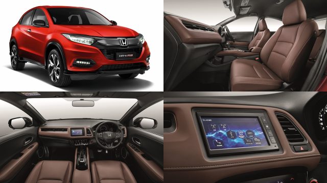 autos, cars, honda, honda hr – v, hr-v, hr-v rs, honda hr-v rs gets dark brown leather interior only in malaysia