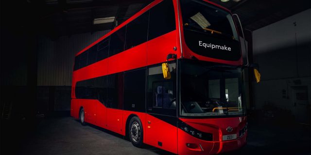 autos, cars, beulas, electric bus, equipmake, jewel e, jewel e sets benchmark for ev double-decker buses