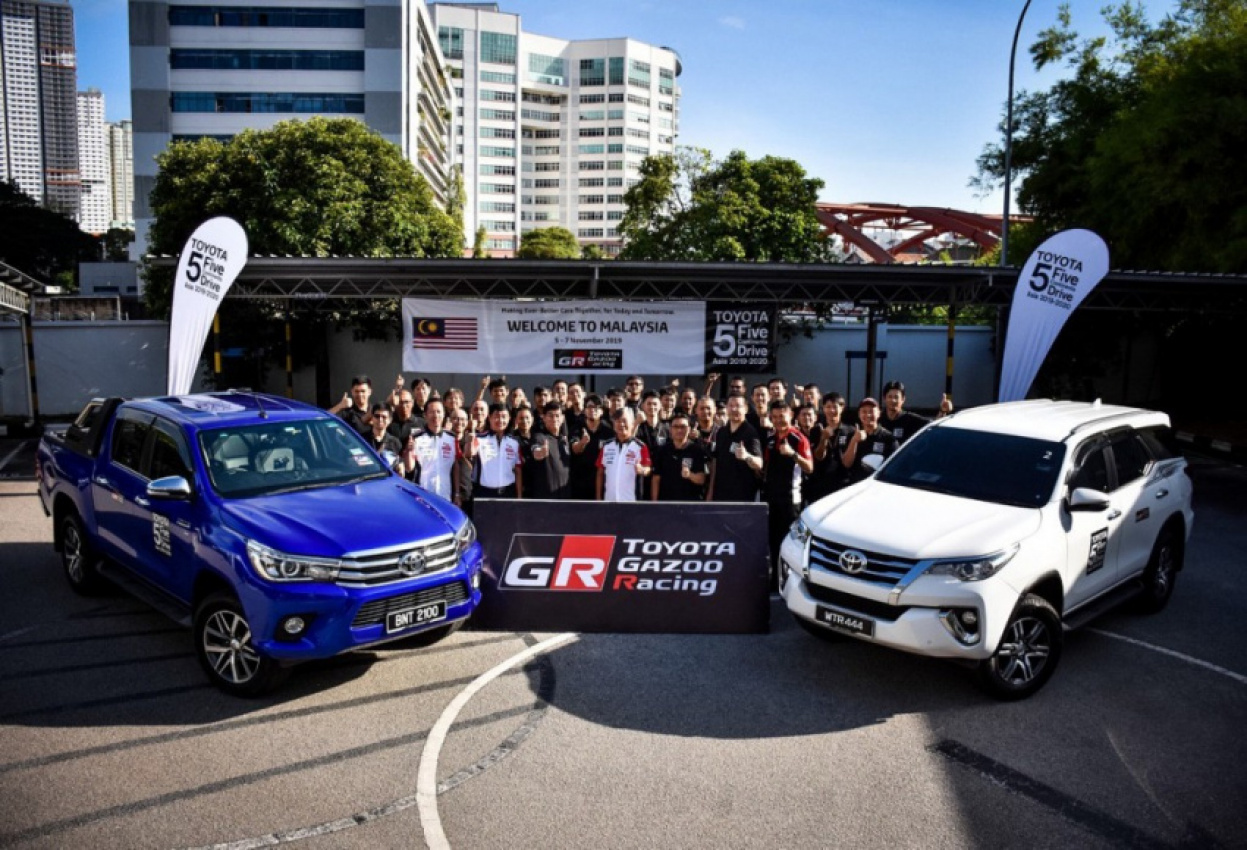 autos, cars, toyota, auto toyotas, toyota 5 continents drive project arrives in malaysia