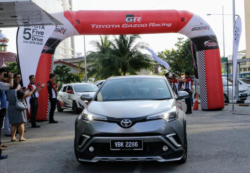 autos, cars, toyota, auto toyotas, toyota 5 continents drive project arrives in malaysia