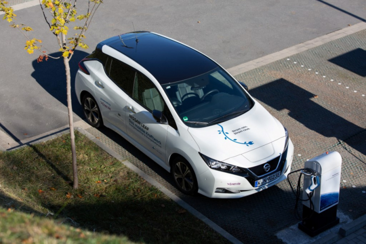 autos, cars, nissan, autos nissan, nissan leaf feeds power to germany electricity grid