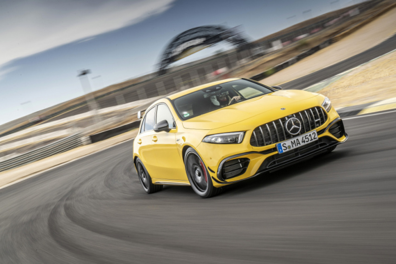 autos, cars, mercedes-benz, mg, autos mercedes-amg, mercedes, mercedes-amg steps up a 45 and cla 45 sportiness