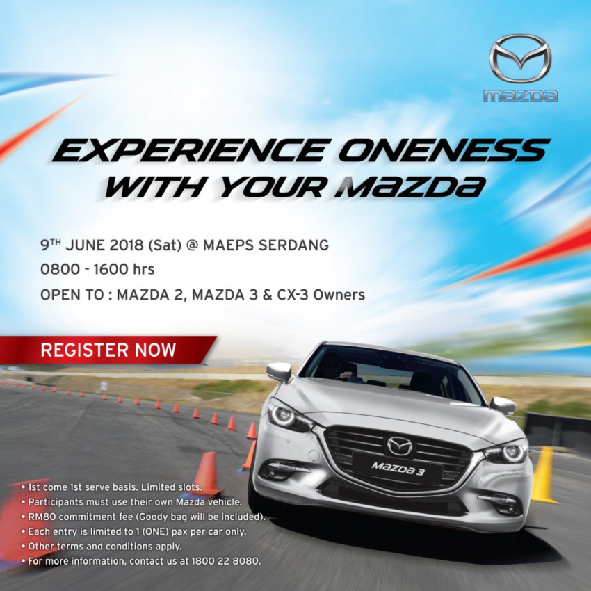 autos, cars, mazda, autos mazda, join the mazdasports academy driving experience at serdang on june 9