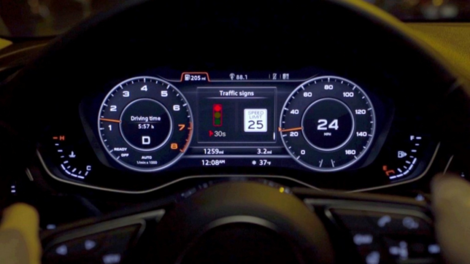 audi, autos, cars, autos audi, audi keeps you rolling — suggests speeds between traffic lights