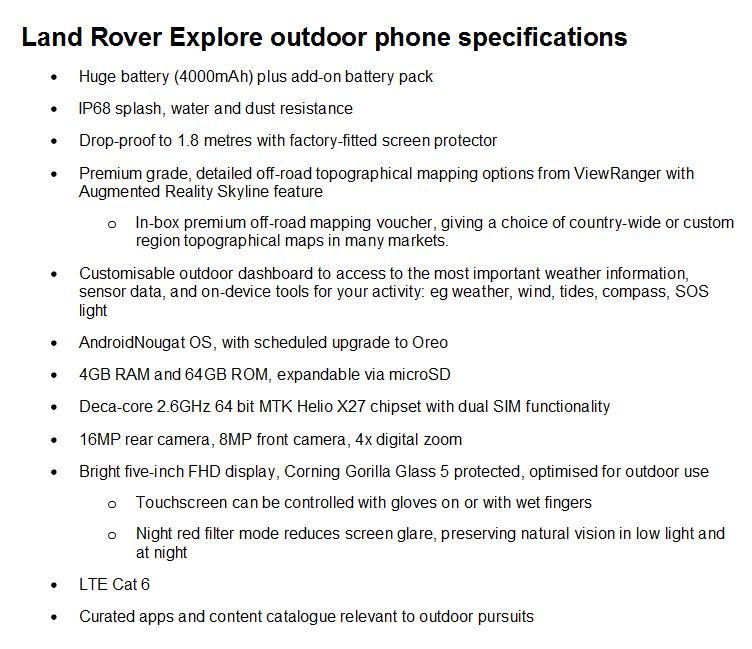 autos, cars, land rover, smart, android, autos land rover, android, pair your land rover with the rugged explore smartphone