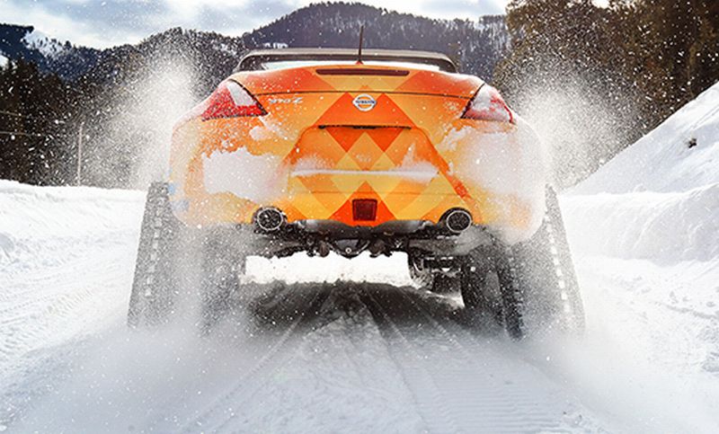 autos, cars, nissan, autos nissan, nissan 370z, nissan 370zki brings new meaning to ‘winter sports’