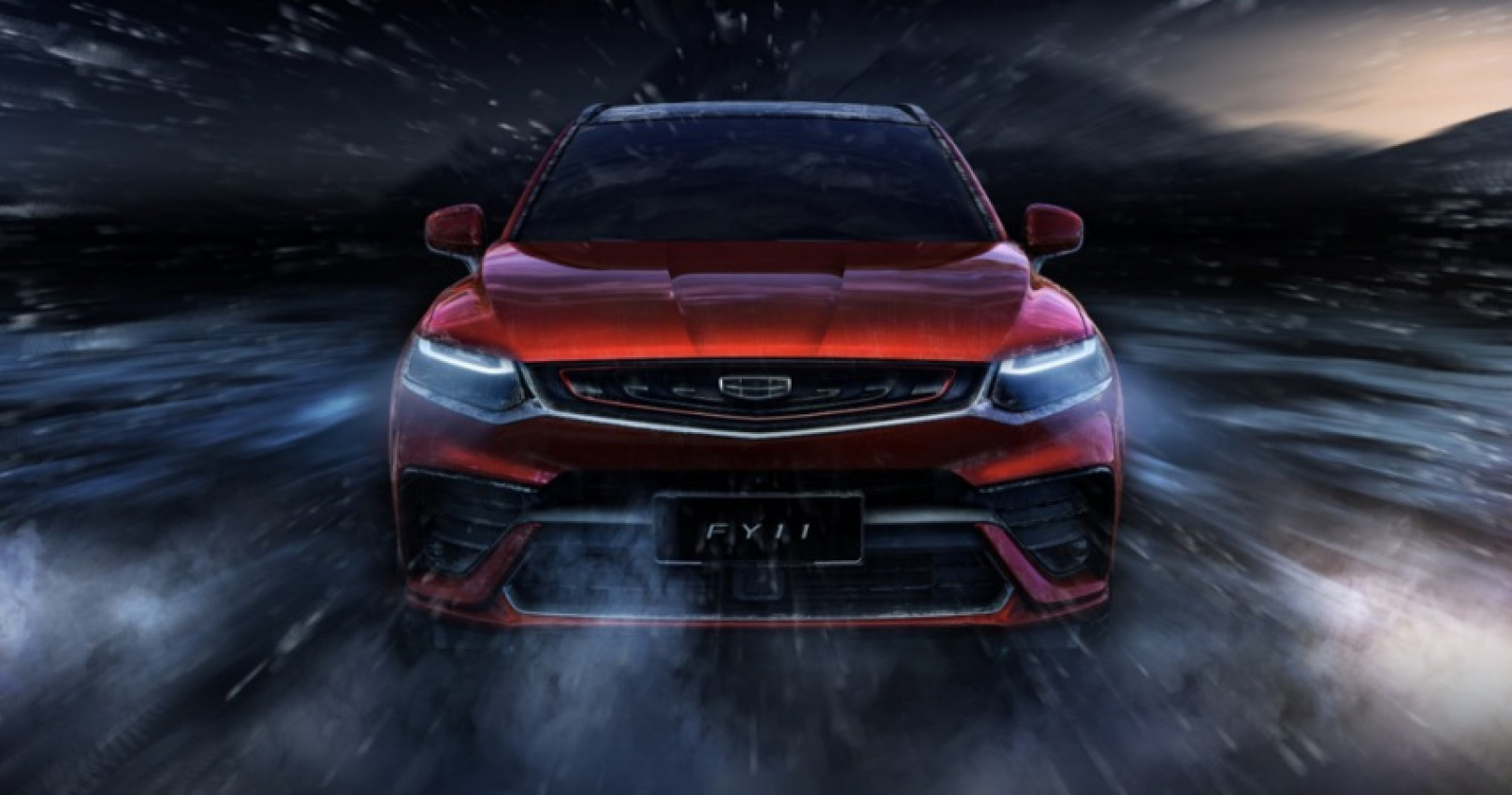 autos, cars, geely, autos geely, geely releases images of new sports coupe suv