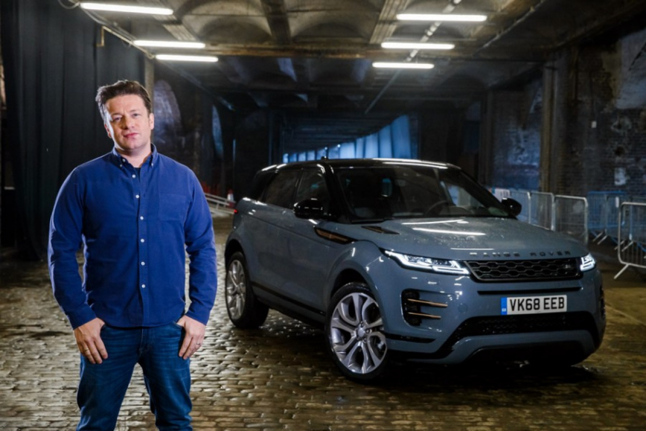 autos, cars, land rover, android, autos land rover, range rover, android, jamie oliver out to make london's best veggie burger in new range rover evoque